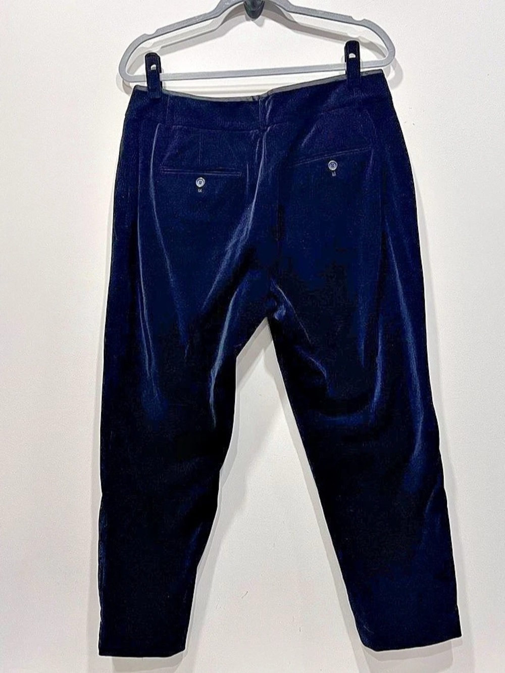 Ann Taylor Black Velvet Ankle Pants Size 12